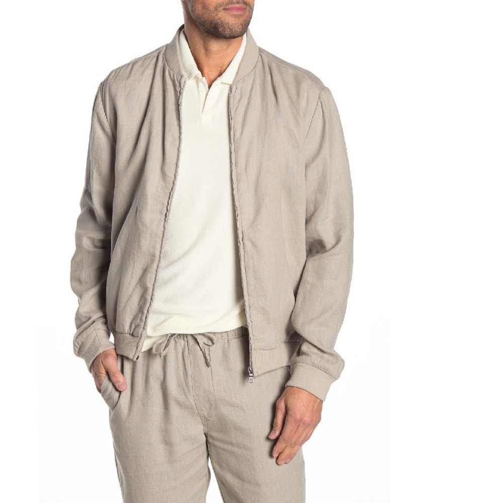 🎁 Onia Linen Bomber Jacket